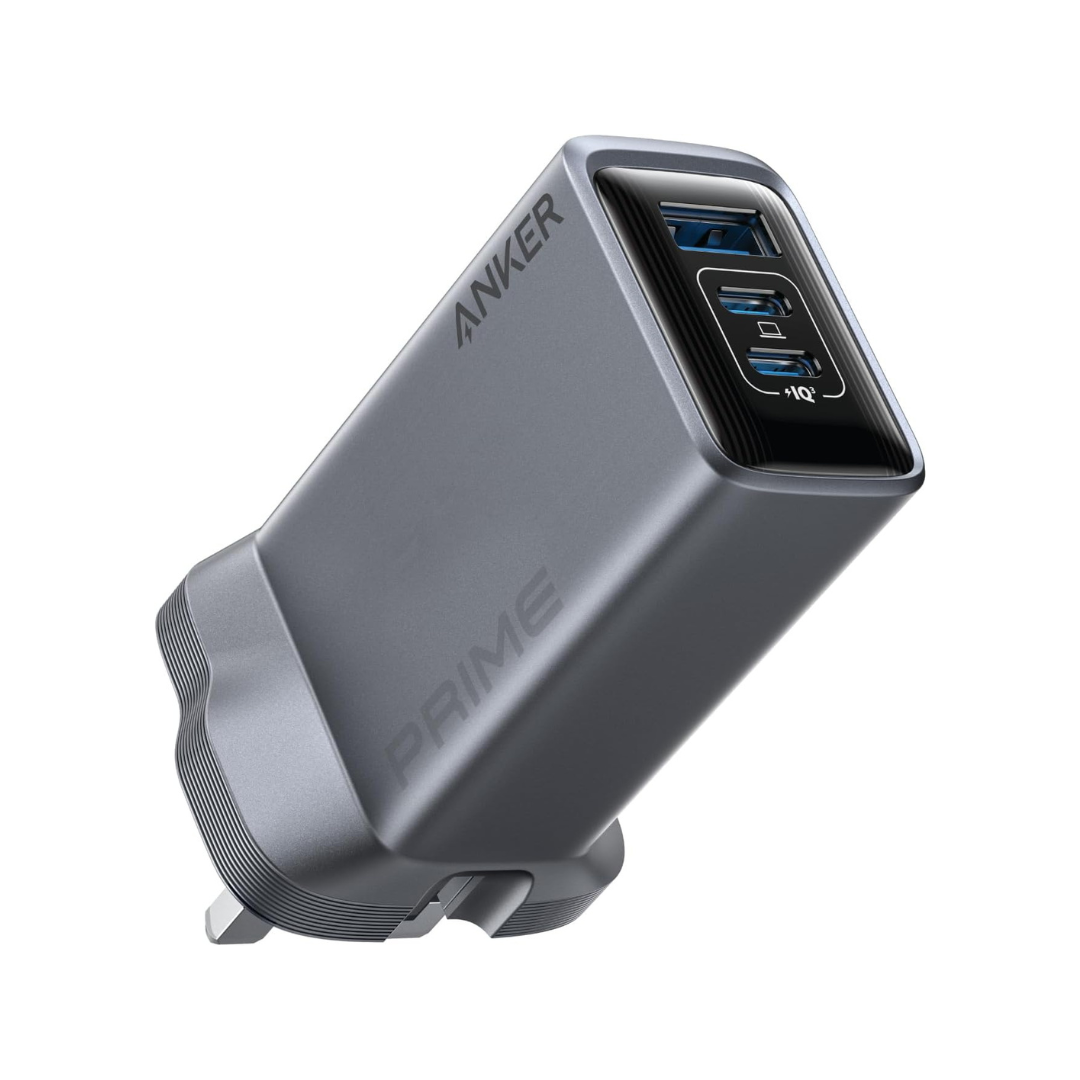 Anker Prime 100W USB C Charger, 3-Port Foldable and Compact GaN Charger, For MacBook Pro/Air, iPad Pro, iPhone 16/15/14 Series