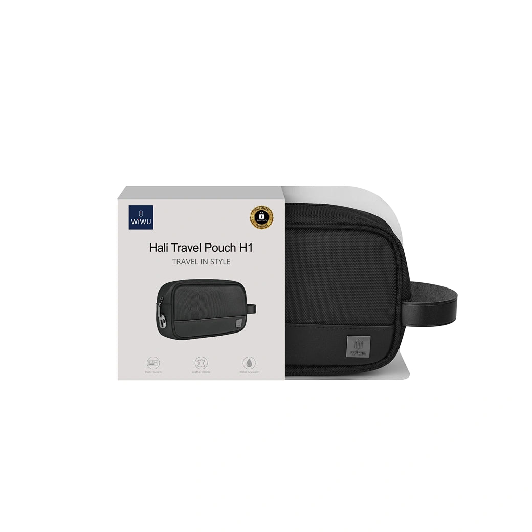 Wiwu Hali Travel Pouch H1 for Tech Electronic Accessories Organizer Bag / Travel Bag