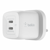 Belkin BoostCharge Pro Dual USB-C GaN Wall Charger 45W  (25W USB-C +20W USB-C)