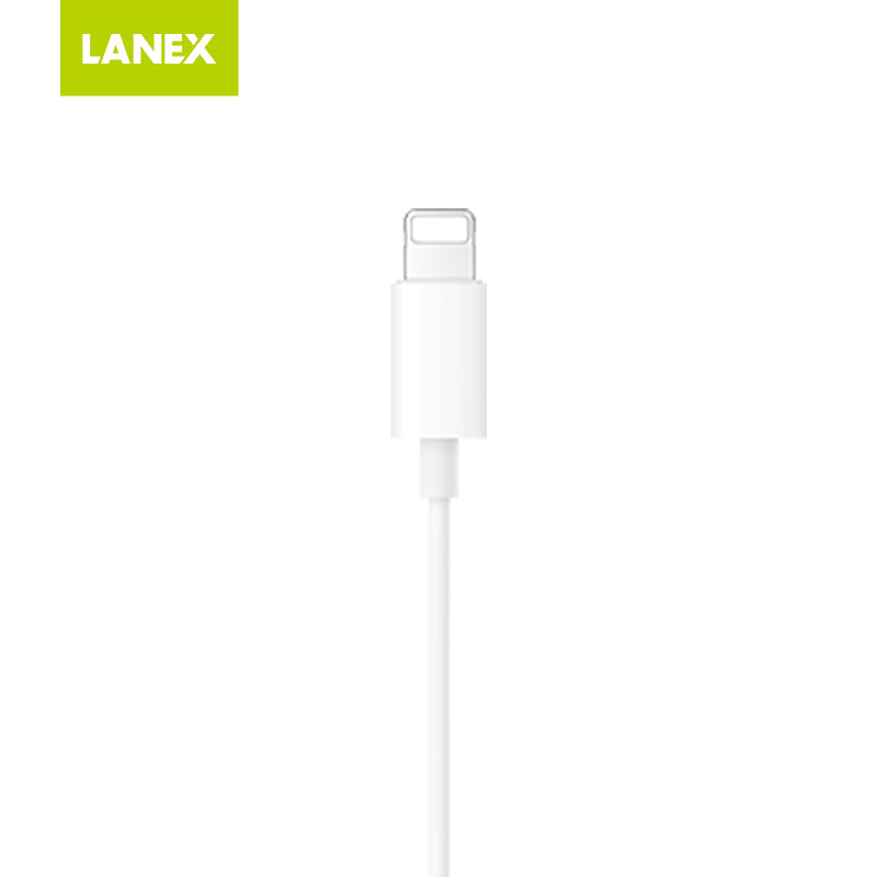 Lanex Wired In Ear Headphone White – LE06