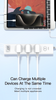 LANEX LC68U GAN PD30W Multifunction Power Socket 3250W 2M (UK PLUG) - WHITE