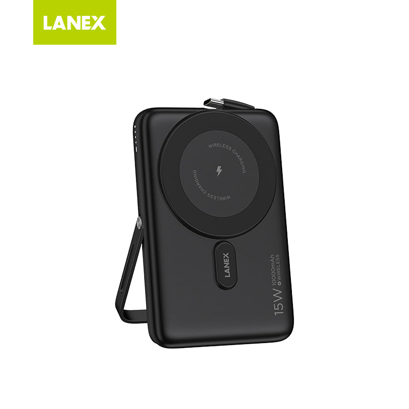 Lanex Magsafe Wireless Power Bank 10000mAh Black – N29
