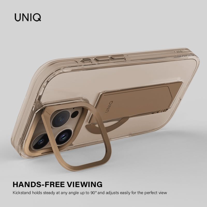 Uniq Heldro Max iPhone 16 Pro Max Case | FlexGrip™ Multi-Purpose Phone Case + Magnetic Charging + Camera Stand