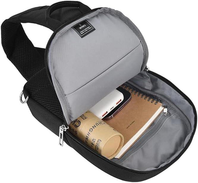 WIWU Hali Sling Chest Bag - Black