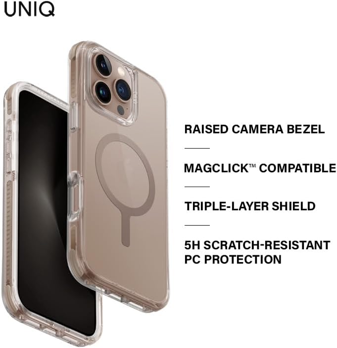 Uniq Combat Triple-Layered Protective Case iPhone 16 Pro Max - Black