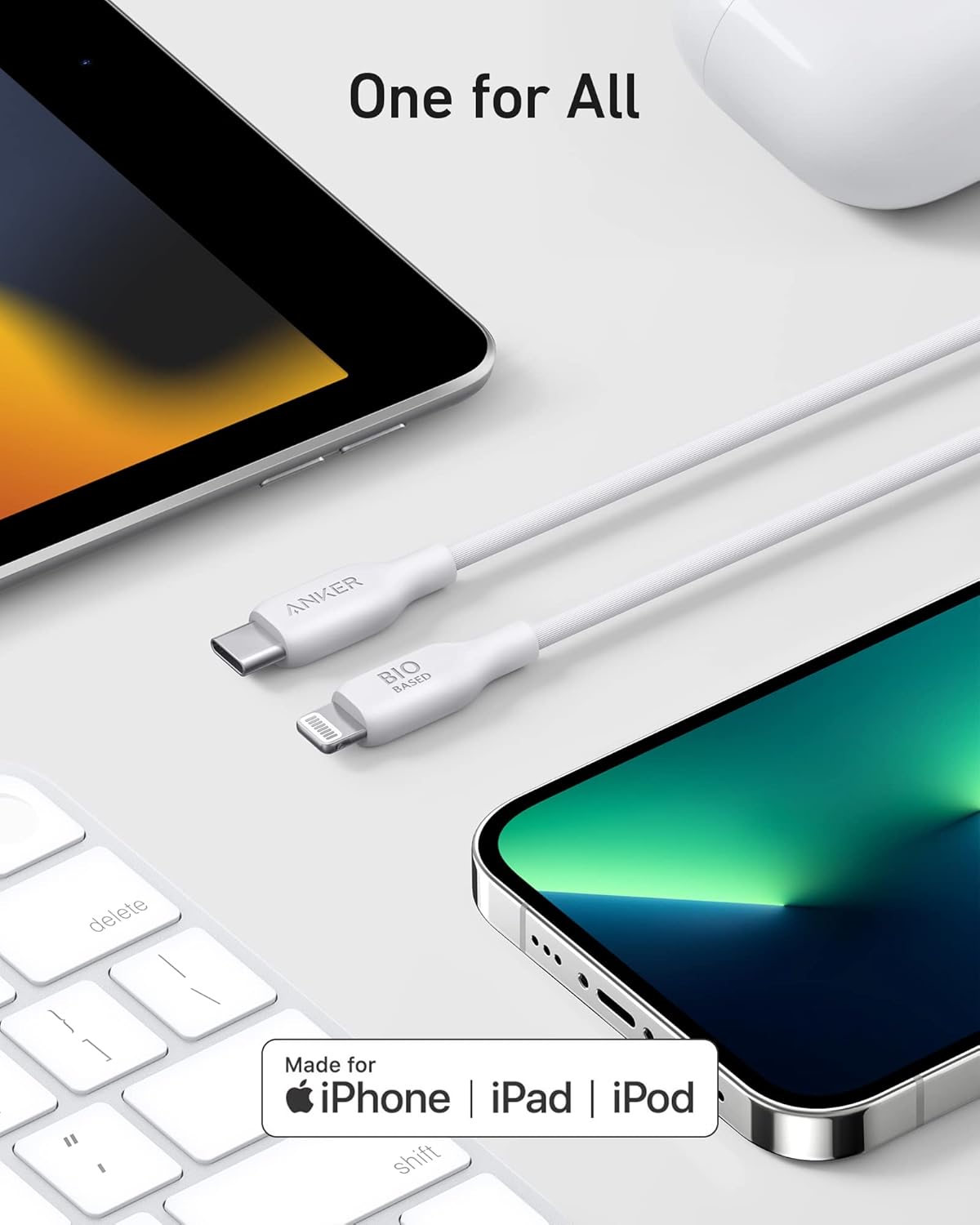 Anker 542 USB-C to Lightning 30W Cable 3ft / 1m