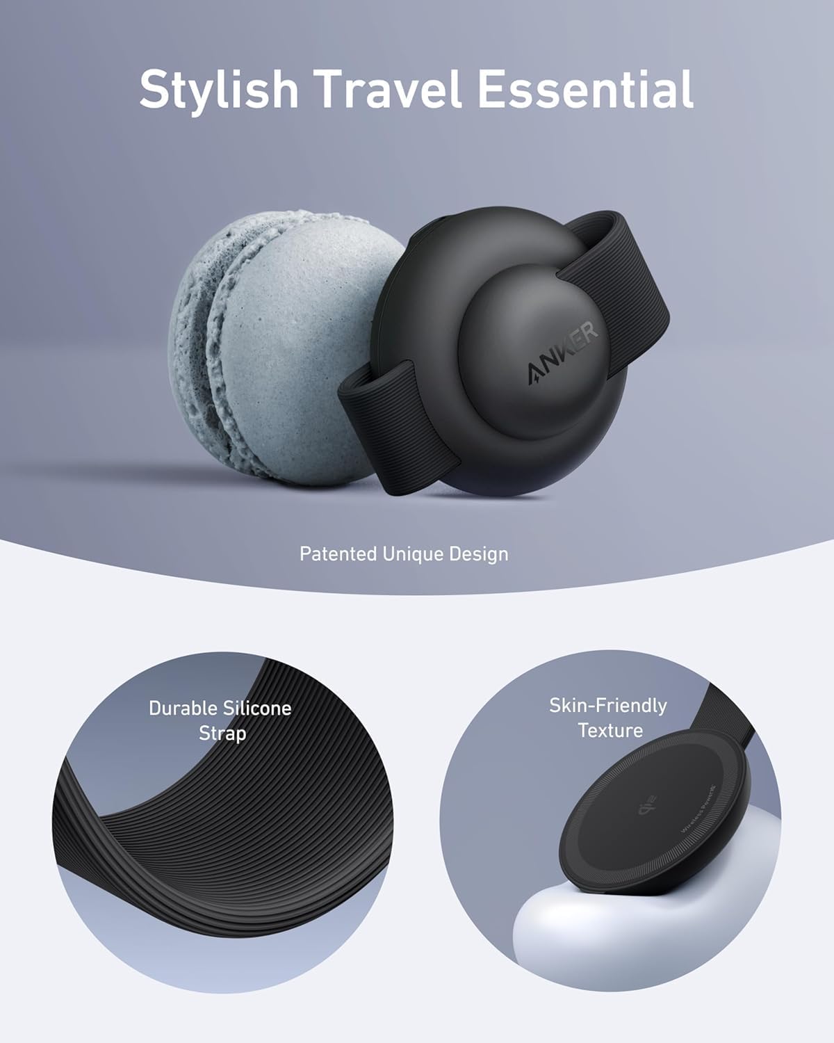 Anker MagGo Wireless Charging Station Qi2 (3-in-1, Foldable Pad) B25M8H11 - Black 1