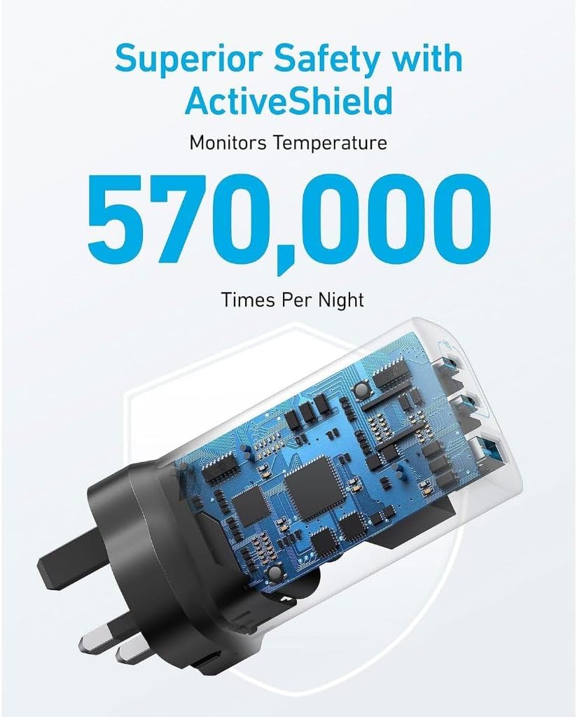 Anker - 336 Charger (67W) Dual PD 3 Port Wall Charger (A2674), black