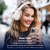 UGREEN HiTune Max5C Headphones Wireless, 75H Playtime, Adaptive Noise Cancelling - White cream