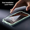 واقي شاشة Ugreen من قطعتين لهاتف iPhone 16 Pro / Pro Max بتغطية كاملة 6.9 بوصة عالي الدقة سهل التركيب بإطار حماية من الدرجة العسكرية مقاوم للخدش ومضاد لبصمات الأصابع - شفاف