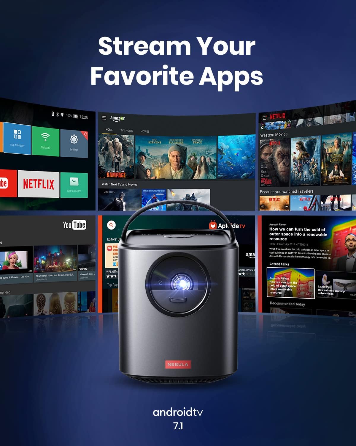 Nebula by Anker Mars II Pro Portable Projector