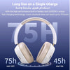 UGREEN HiTune Max5C Headphones Wireless, 75H Playtime, Adaptive Noise Cancelling - White cream