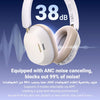 UGREEN HiTune Max5C Headphones Wireless, 75H Playtime, Adaptive Noise Cancelling - White cream