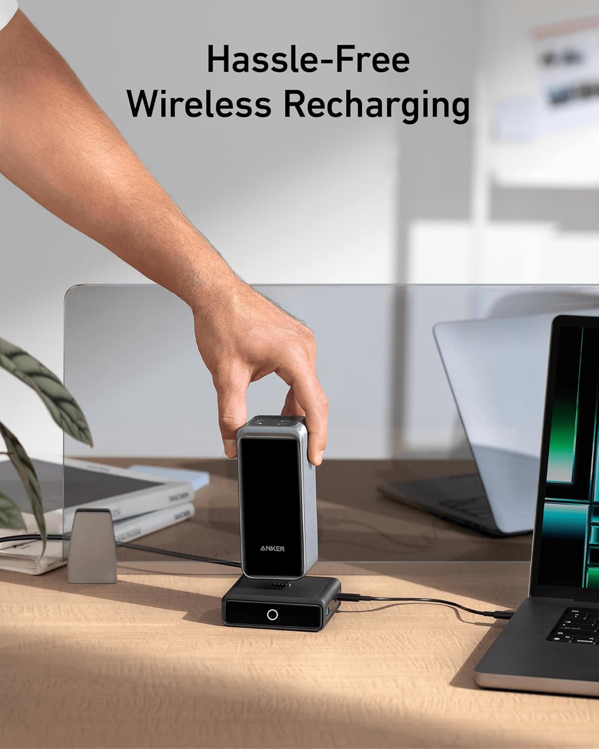 Anker Charging Base, 100W Fast Charging with 3 Ports