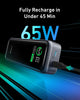 Anker Prime 12,000mAh 130W Power Bank, 65W USB-C Single-Port Max, Smart Display, Active Shield 2.0