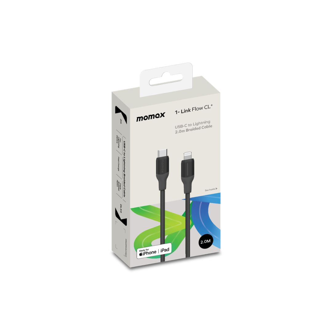Momax 1-Link Flow 35W USB-C to Lightning Cable 2M