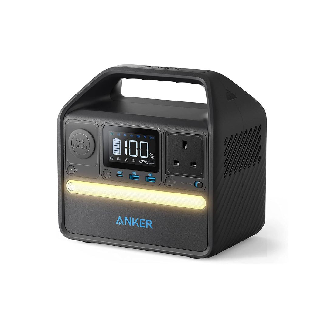 Anker A1720211 521 Portable Power Station Powerhouse 256WH Solar Generator Black