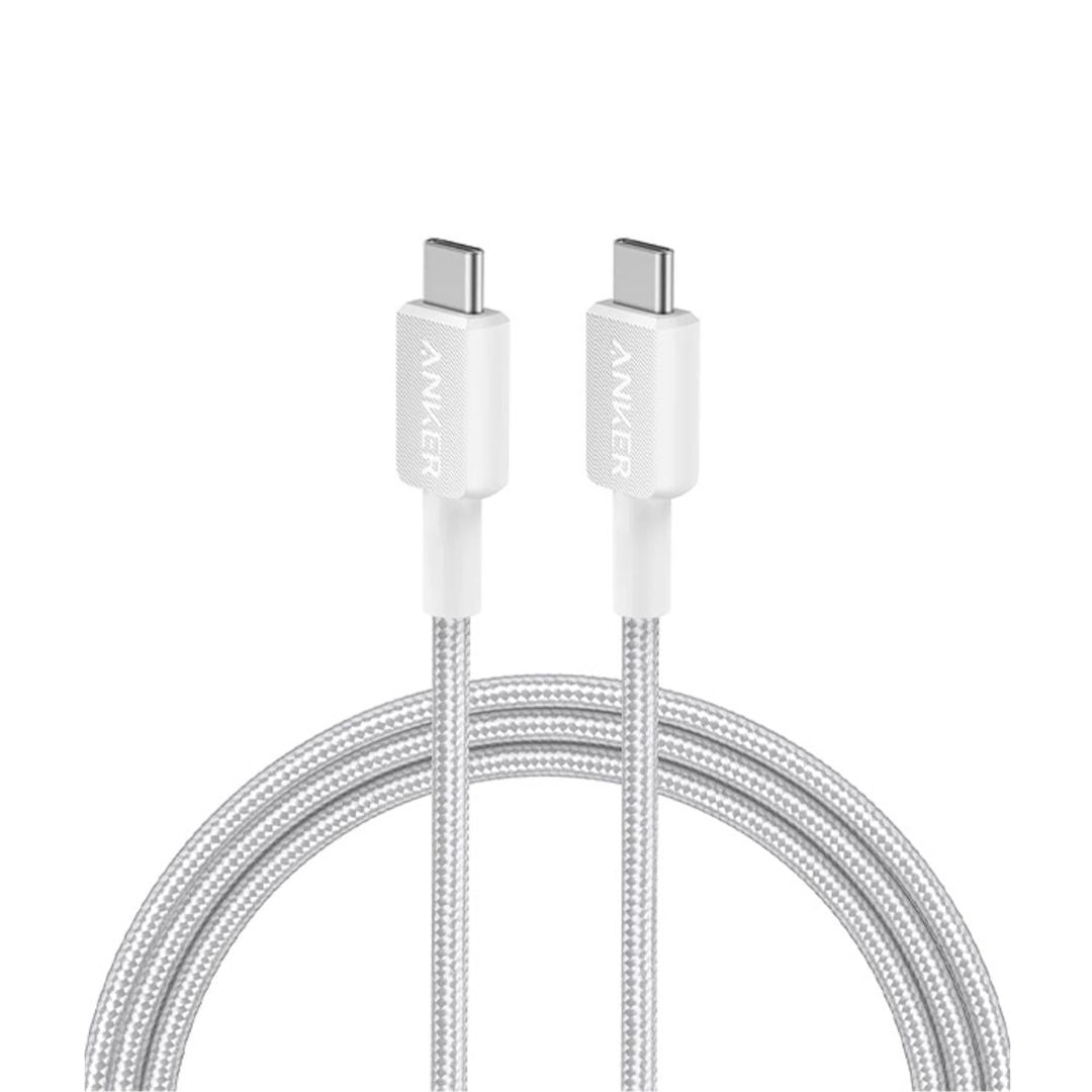 Anker 322 USB-C to USB-C 60W 1.8m - White A81F6H21