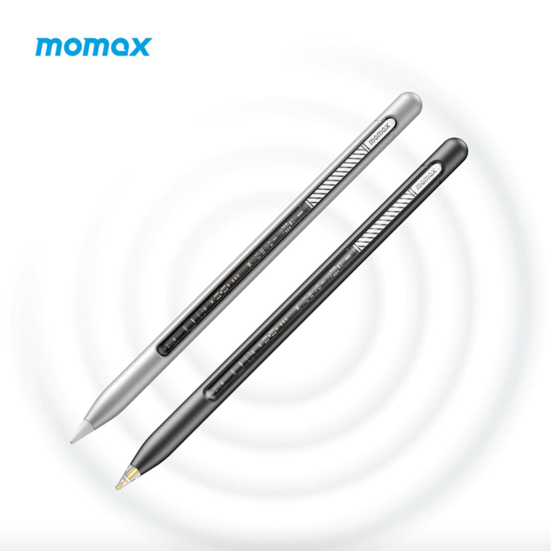 Momax Mag Link Lite Magnetic charging active stylus pen (Silver)