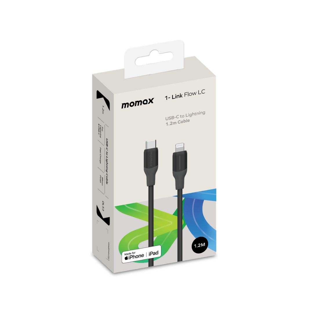 Momax 1-Link Flow 35W USB-C to Lightning Cable 1.2m