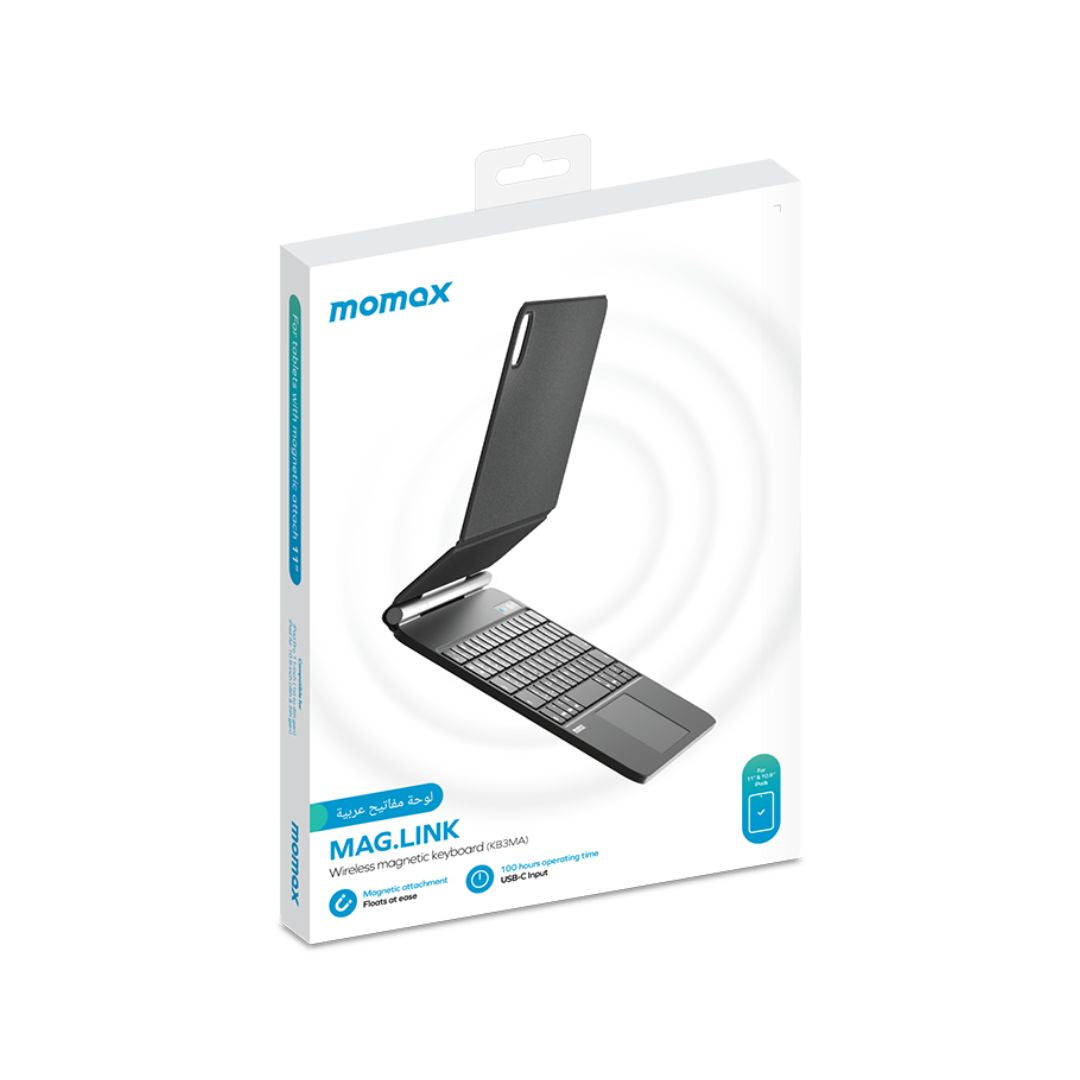 Momax Mag.Link Wireless Magnetic Arabic Keyboard For IPAD AIR 10.9 & IPAD PRO 11