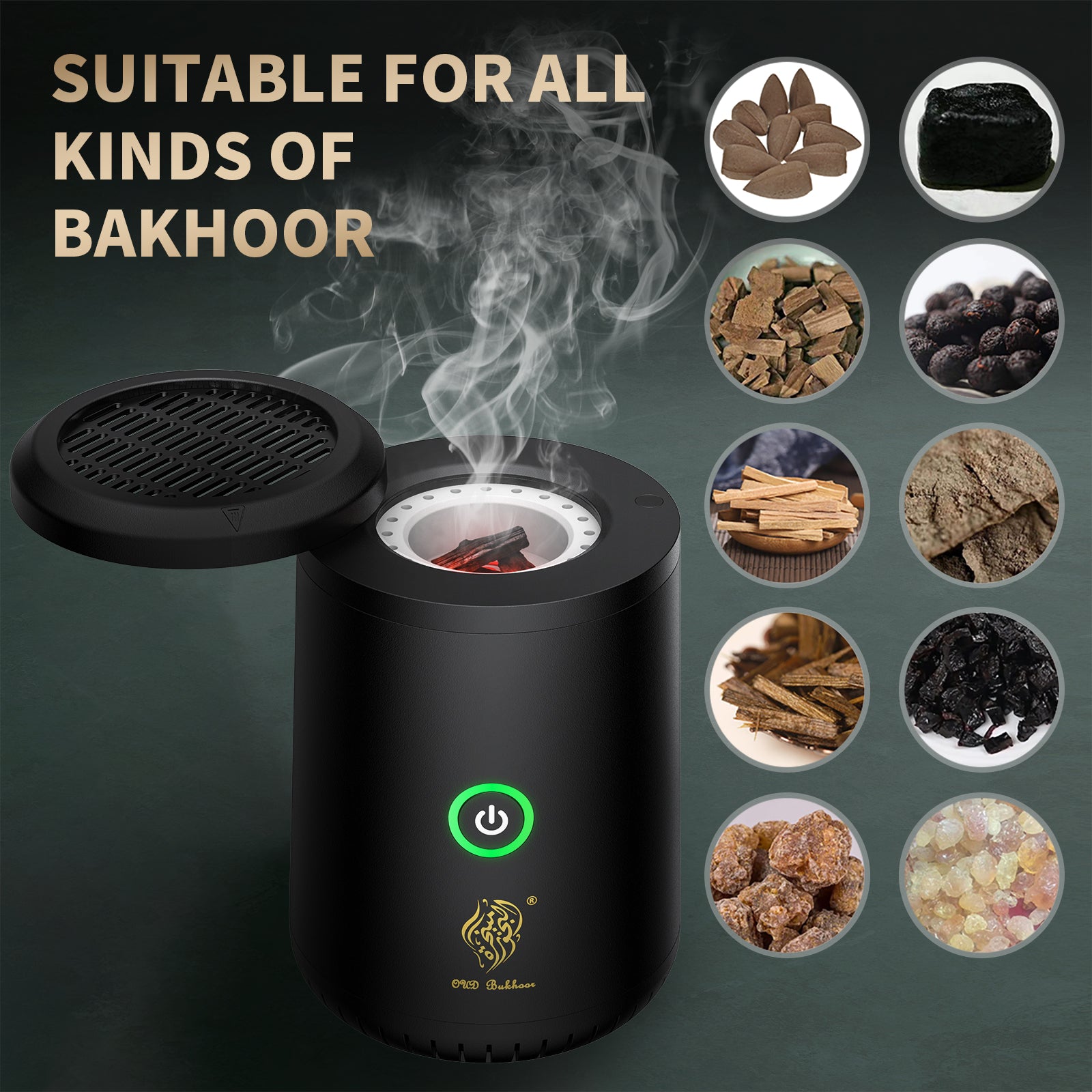 OUD Bakhoor BK-19 Mini Electric Incense Burner