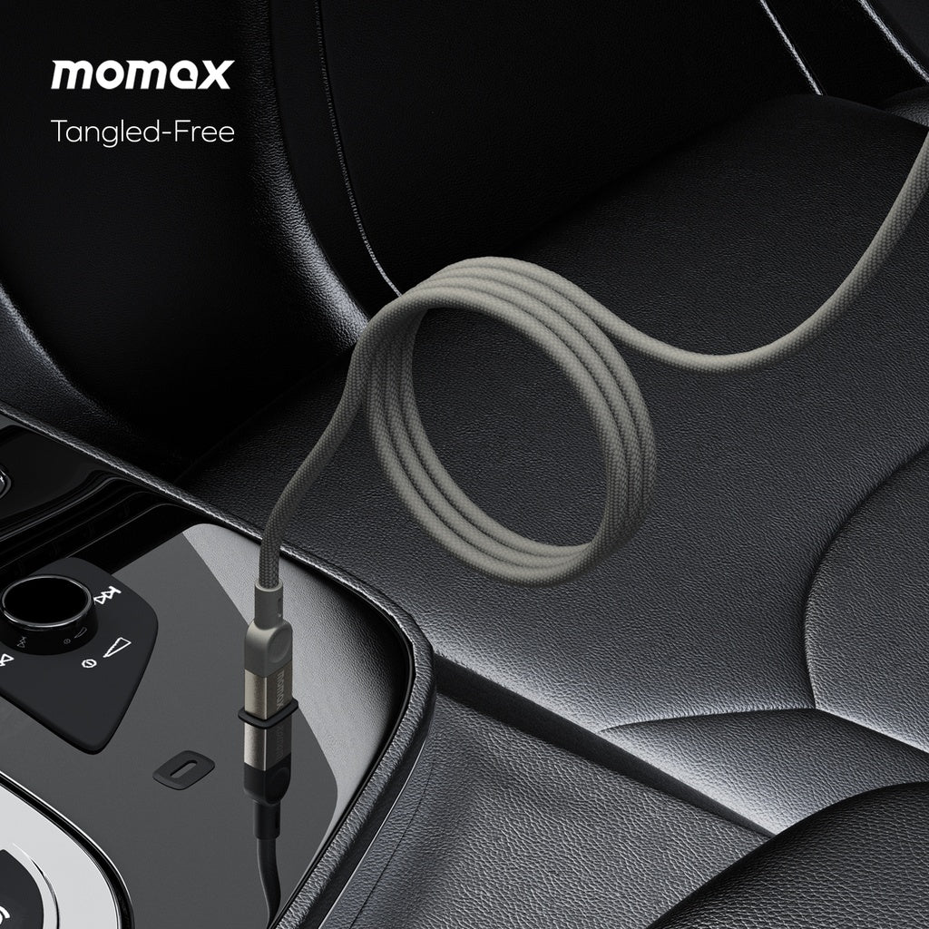 كابل مغناطيسي Momax Elite Mag Link USB-C إلى USB-C بقوة 100 واط بطول 1 متر