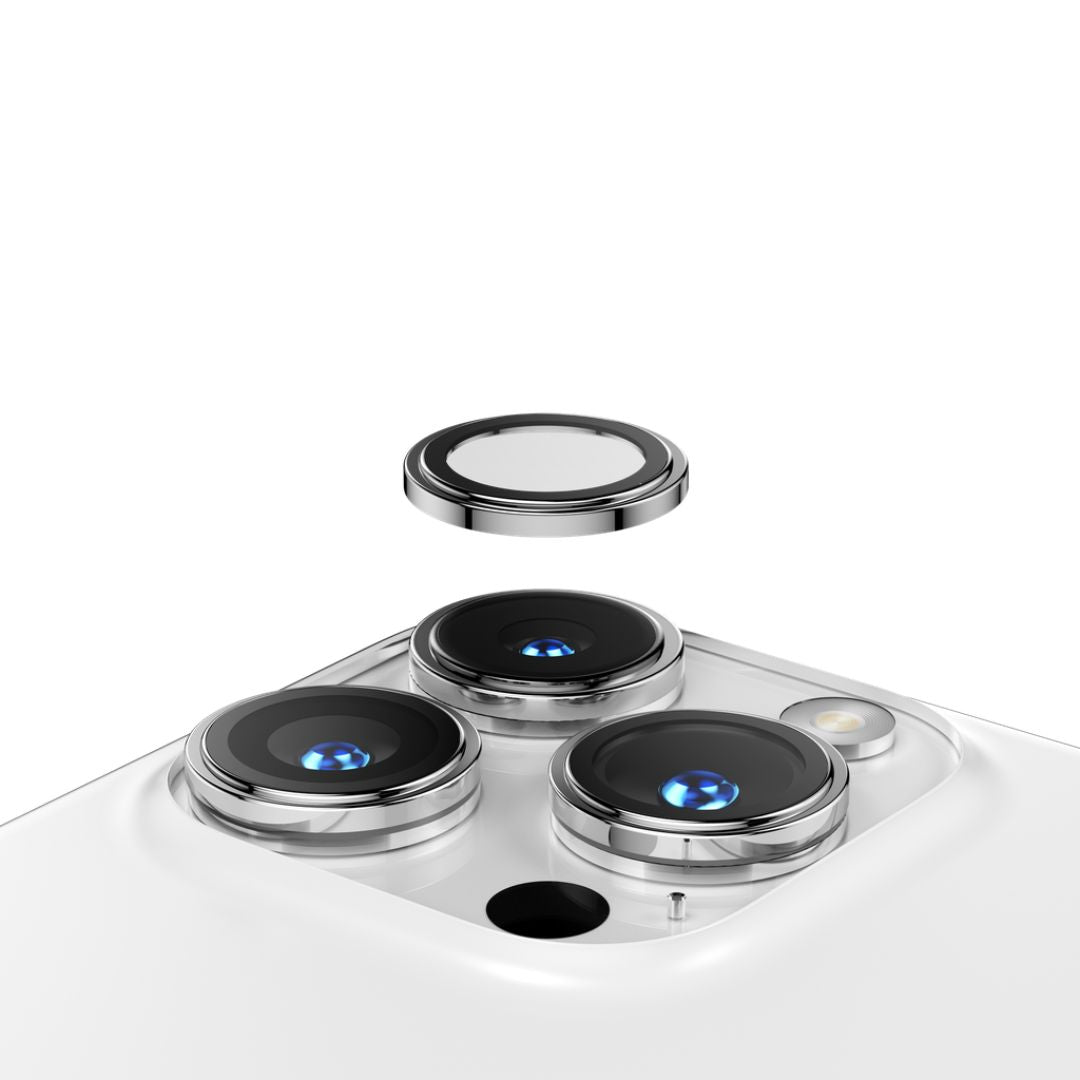 Momax GlassPro+ Full Coverage Tempered Glass Lens Protector iPhone 16 Pro / iPhone 16 Pro Max (Black)