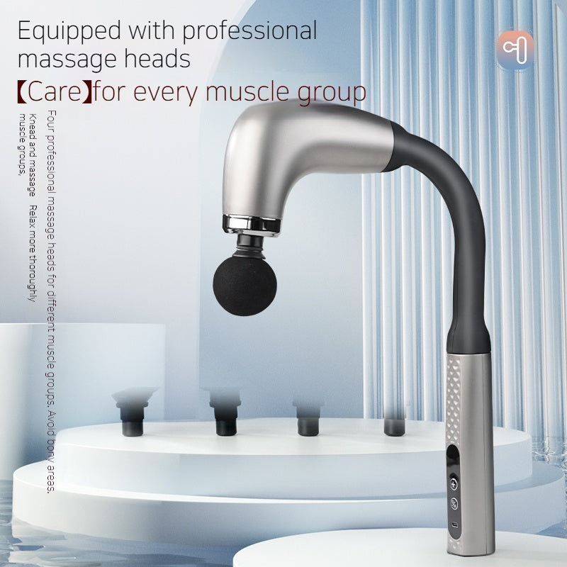 U-Shaped Massage Gun Back Massager for Pain Relief Deep Tissue Body Massager