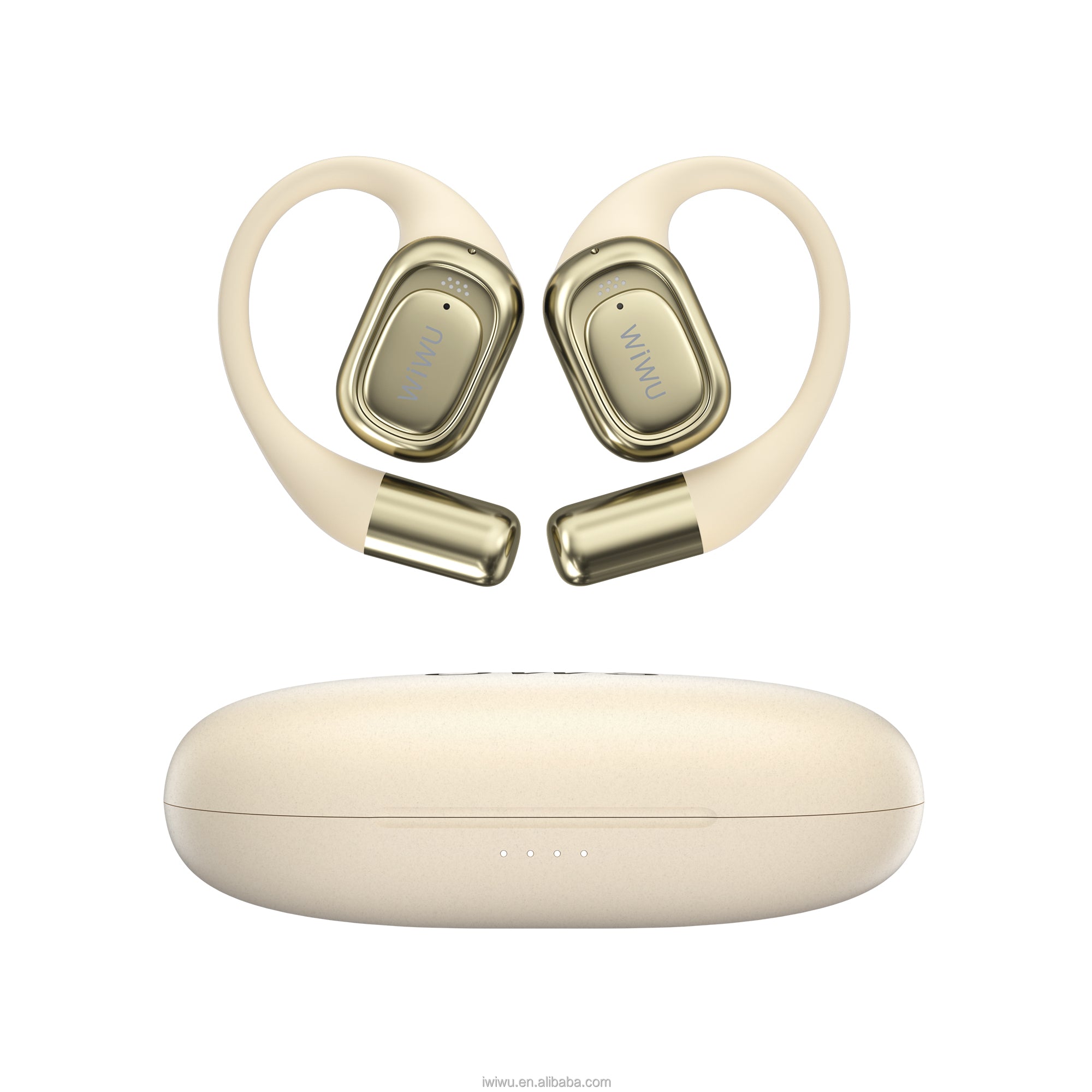 WiWU OWS O500 Sports Wireless Earbuds Over-Ear Headphone Stereo Sound BT5.3 Digital Display Battery Indicator Wireless Headsets