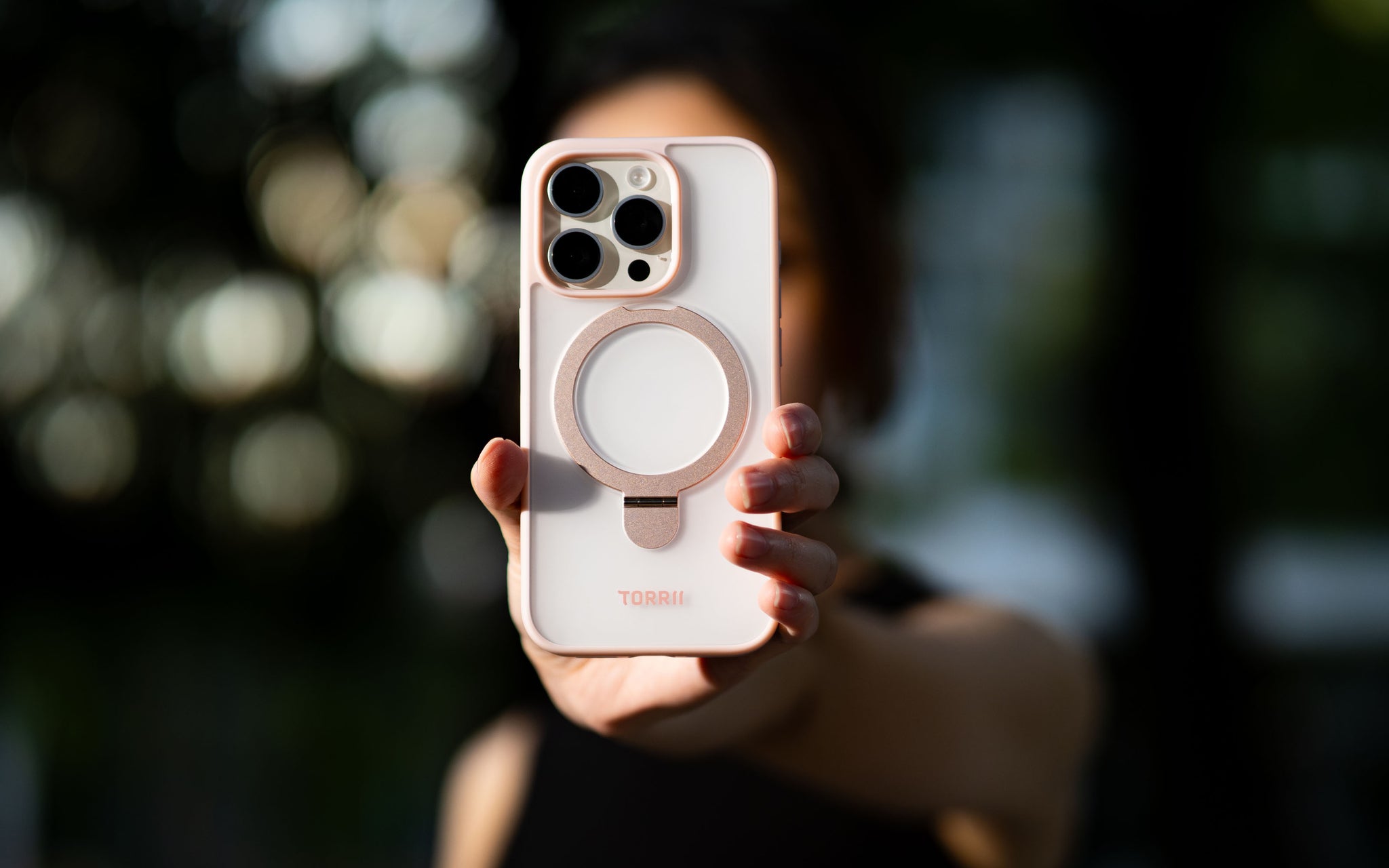 Torrii TORERO (Stand Case+MagSafe Compatible) for iPhone 15 Pro / Pro Max - Pink