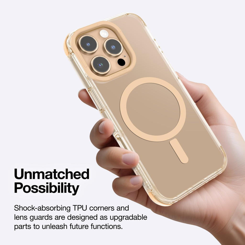 Amazing Thing OMNI Magsafe Drop Proof Case for Iphone 16 Pro / Pro Max - Gold