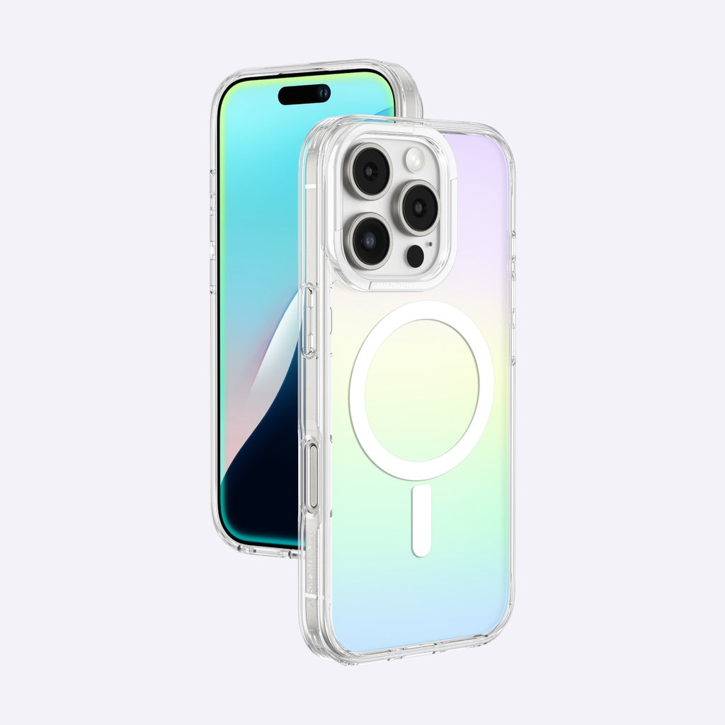Amazing Thing Minimal Mag Case Transparent iPhone 16 Pro Max - Rainbow