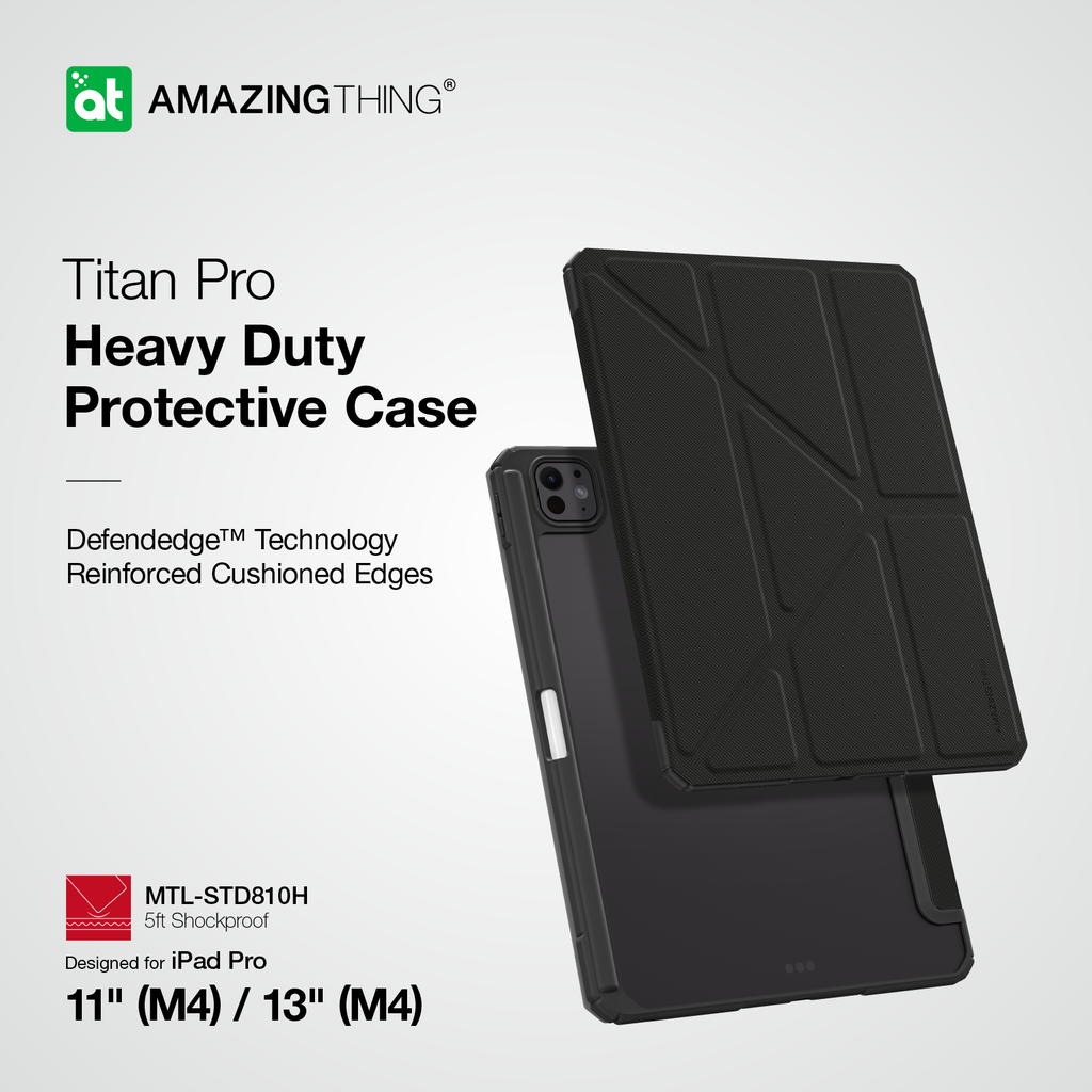 Amazing Thing iPad Pro 13" (M4) Titan Pro Heavy Duty Protective Case