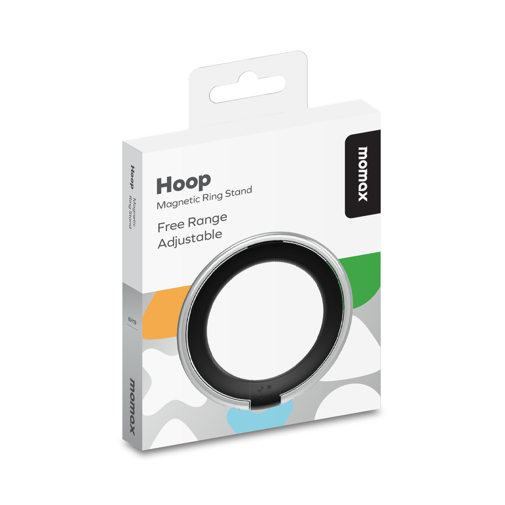 Momax Magnetic Phone Ring Hoop - Black
