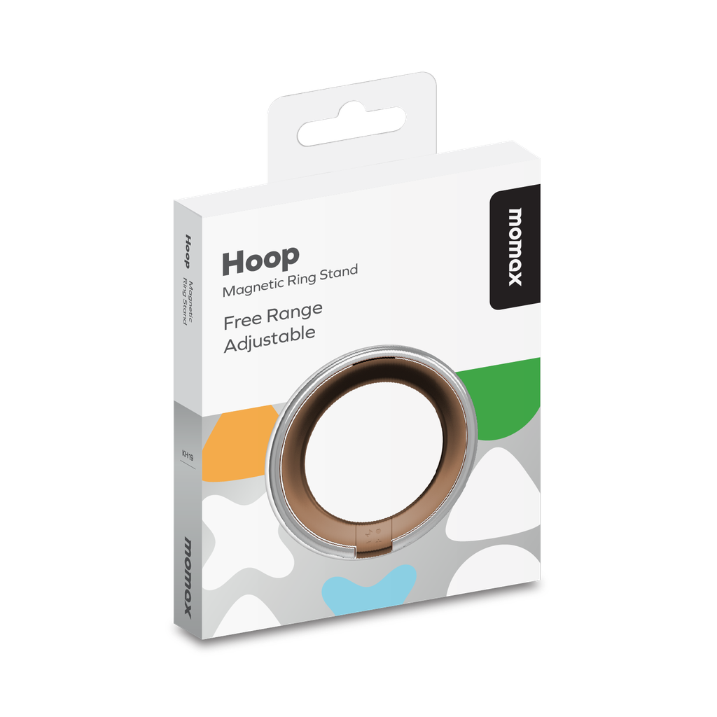 Momax Magnetic Phone Ring Hoop - Desert Titanium