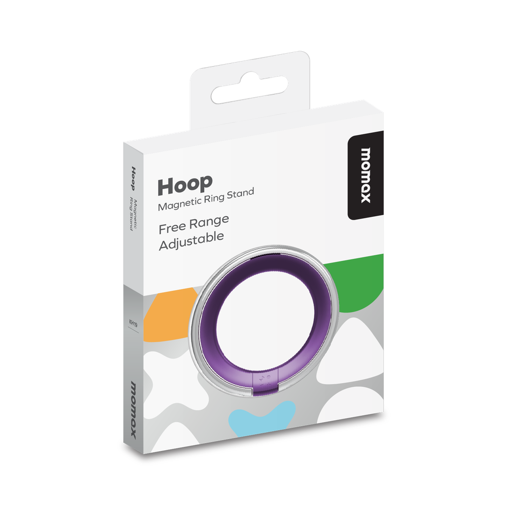 Momax Magnetic Phone Ring Hoop - Purple