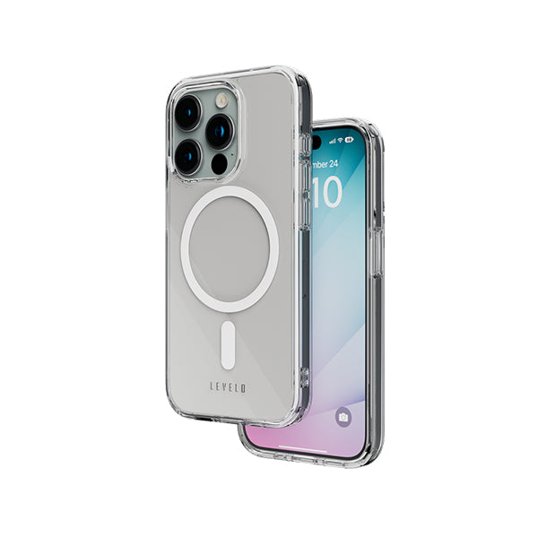 Levelo Clara MagSafe Clear Case / Cover for iPhone 15 Series