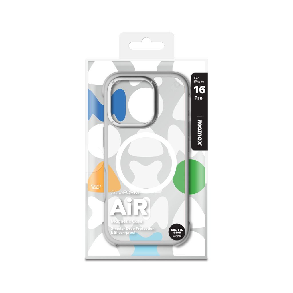 Momax Air Magnetic Case for IPHONE 16 Pro / Pro Max - Grey