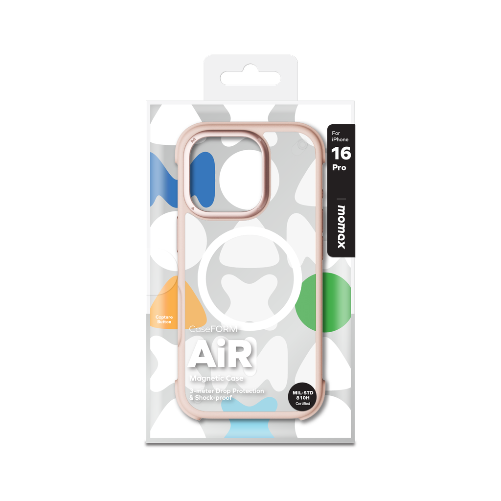 Momax Air Magnetic Case for IPHONE 16 Pro / Pro Max - Pink