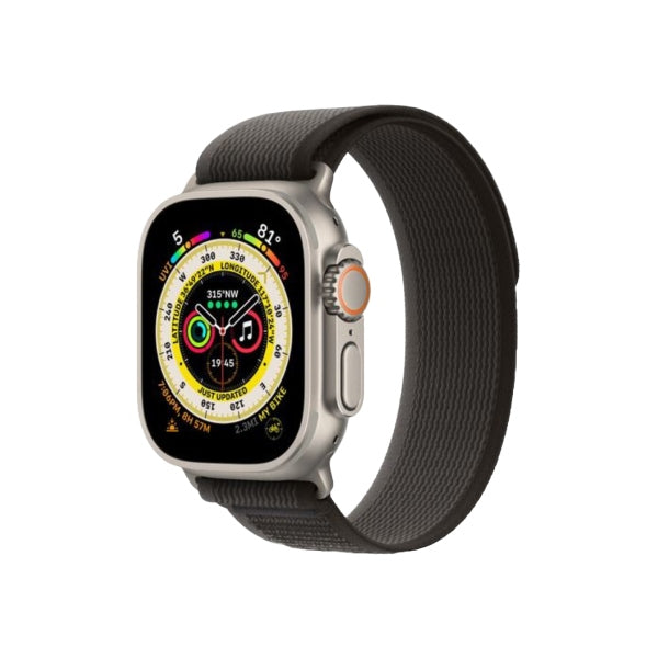 Green Lion Trial loop watch strap for Apple watch 42/44/45/49 ( Black/Grey )