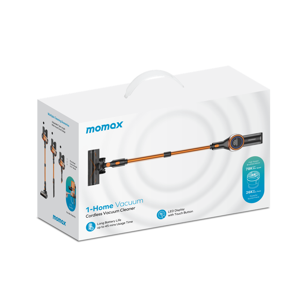 Momax 1-Home Cordless Vacuum Cleaner RO7 (UK PLUG)