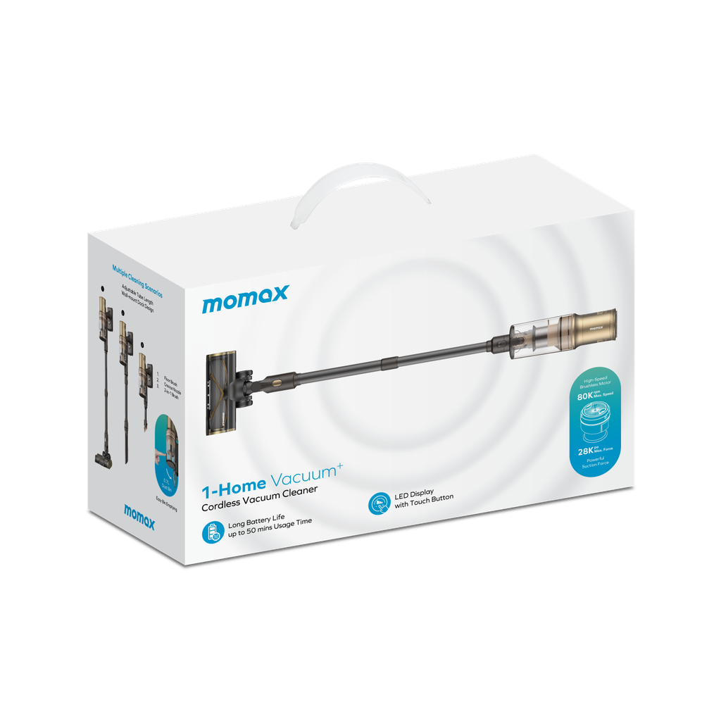 Momax 1-Home Cordless Vacuum Cleaner RO8 (UK PLUG)
