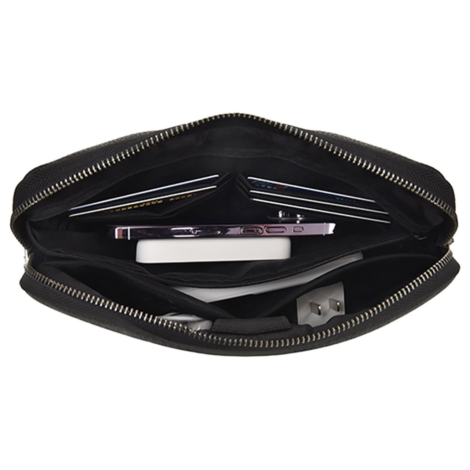 WiWU ALPHA Fingerprint Lock Clutch Bag