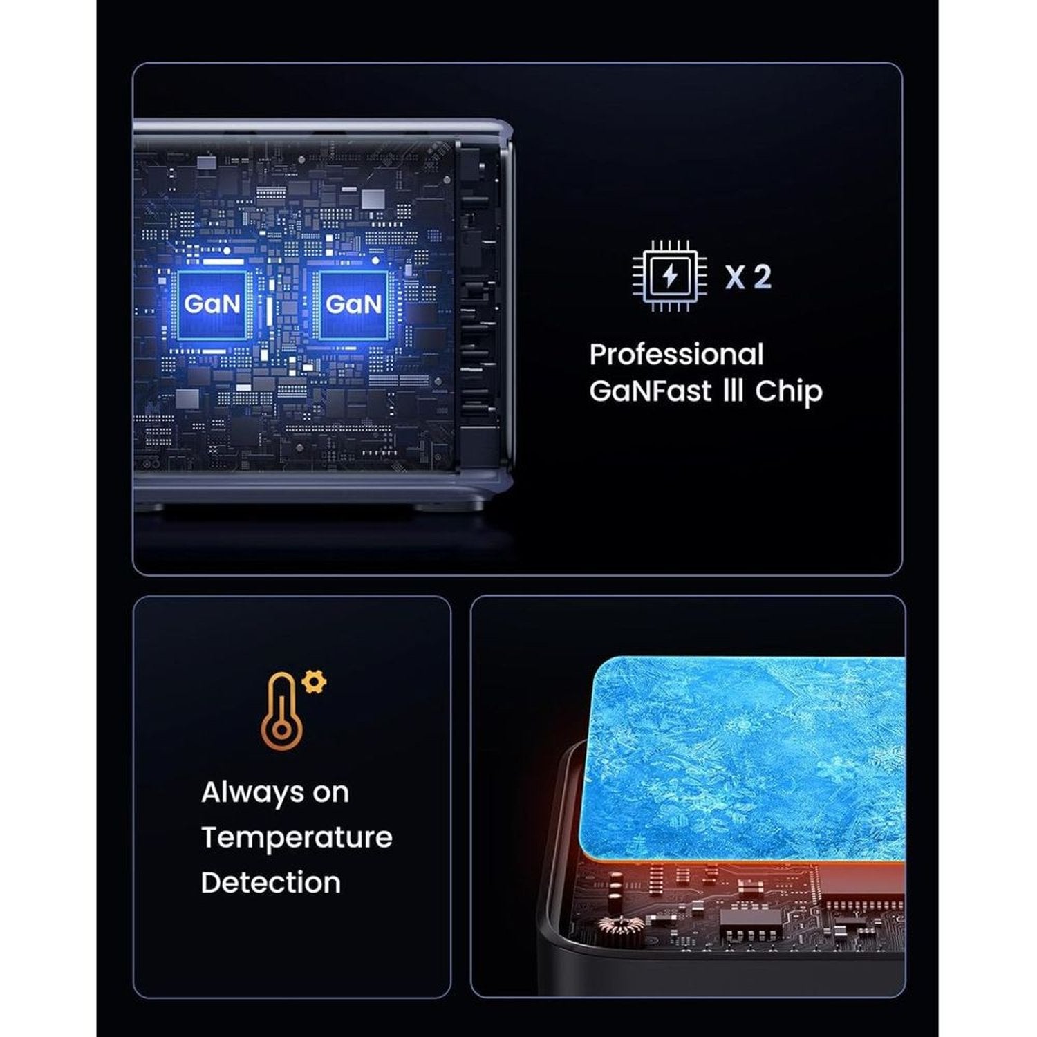 UGREEN 300W USB C Charger, Nexode GaN 5 Ports Desktop Charging Station, 140W Max Single Port PD3.1