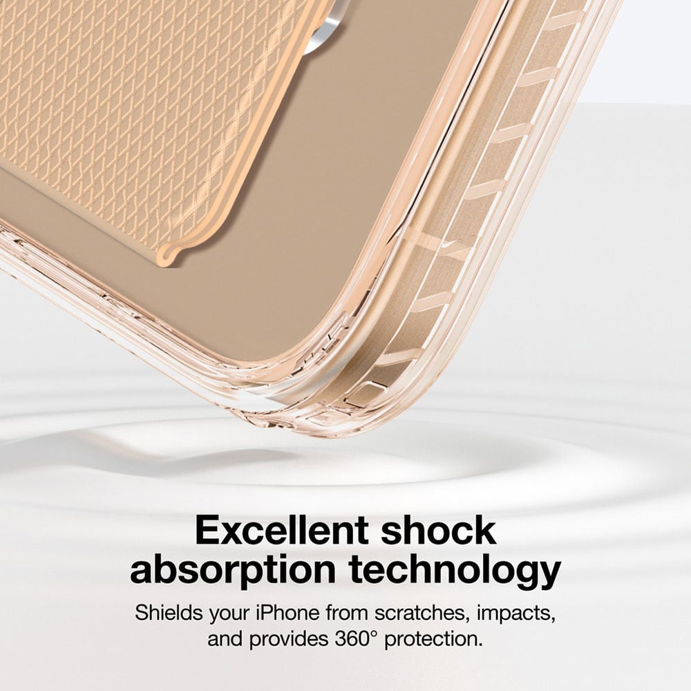 جراب Titan Plus من Amazing Thing باللون الذهبي الوردي لهاتف iPhone 16 Pro Max