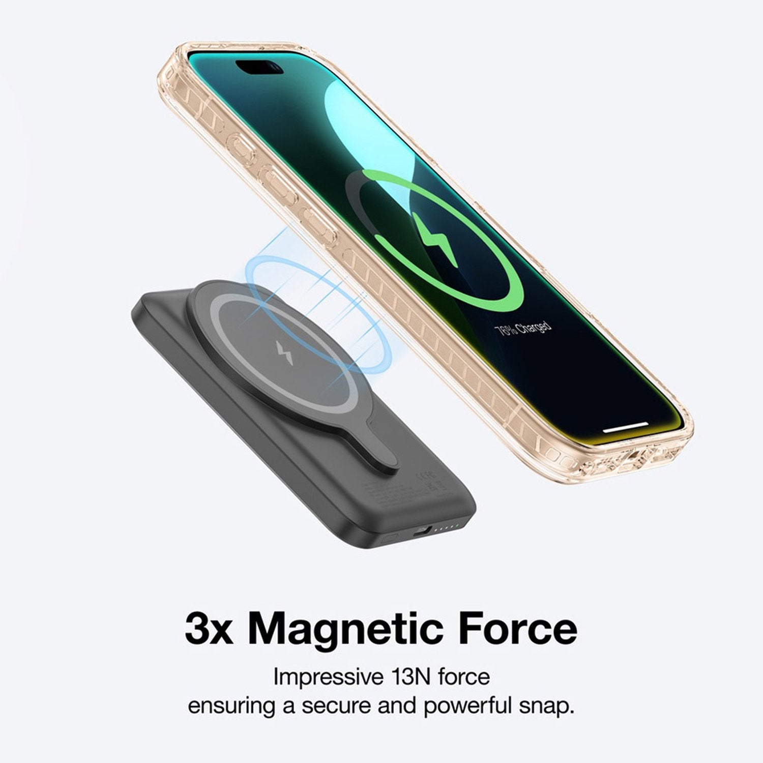 جراب Titan Plus من Amazing Thing باللون الذهبي الوردي لهاتف iPhone 16 Pro Max