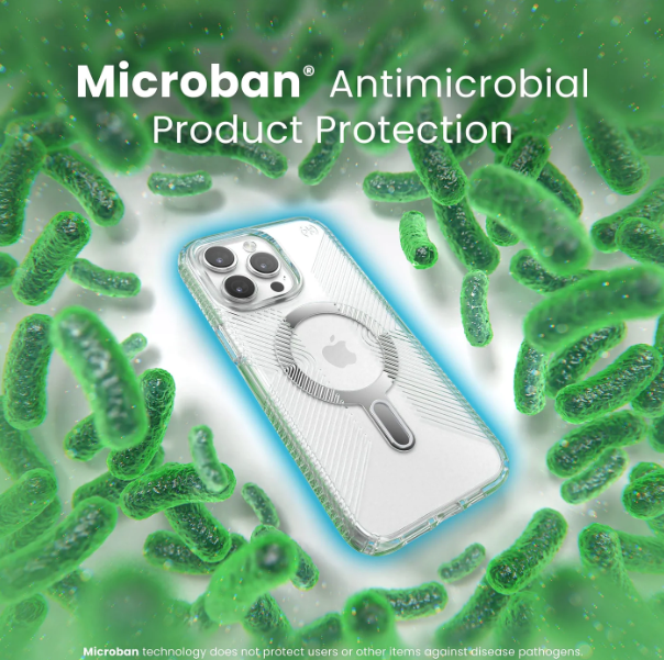 Speck Presidio Perfect - Clear Grip Magsafe with Clicklock iPhone 15 Pro Max