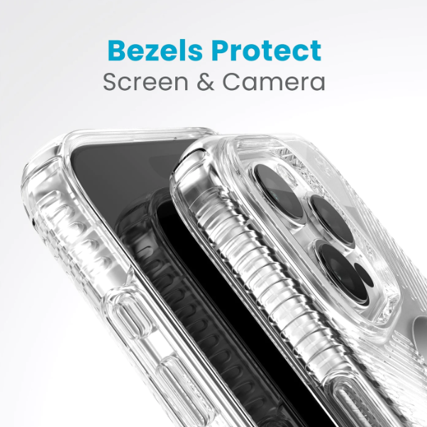 Speck Presidio Perfect - Clear Grip Magsafe with Clicklock iPhone 15 Pro Max