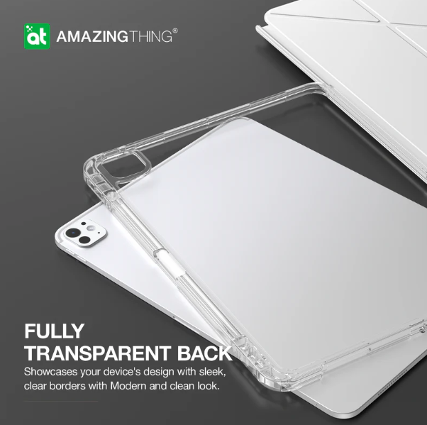 Amazing Thing Case for ipad 11" Pro Minimal Detachable Protective Case 2024 - Black